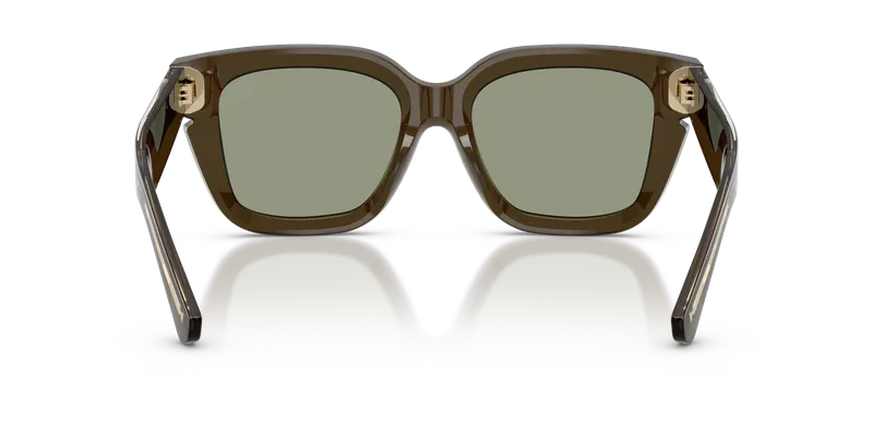 แว่นกันแดด Burberry BE4453F-3010/2 เขียวและคริสตัล มุมขาแว่นด้านใน