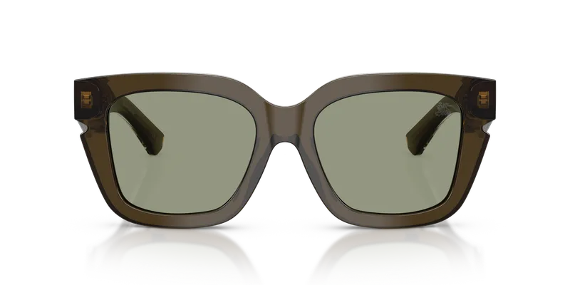 แว่นกันแดด Burberry BE4453F-3010/2 เขียวเต็มขอบ เลนส์เขียว มุมหน้าทรงสี่เหลี่ยม