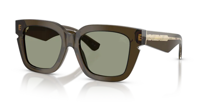 แว่นกันแดด Burberry BE4453F-3010/2 เขียว เลนส์เขียว ขาคริสตัลกับเขียว สำหรับผู้หญิง