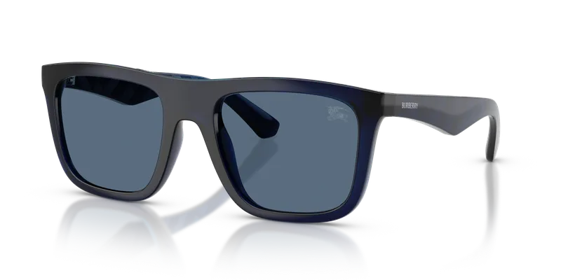 แว่นกันแดด Burberry BE4458U-411080 Blue Dark Blue แว่นกันแดด Burberry BE4458U-411080 น้ำเงินทรงสี่เหลี่ยมจัตุรัส เลนส์น้ำเงินเข้ม สำหรับผู้ชาย