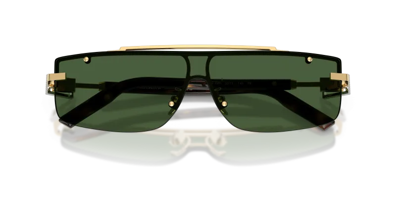 Dolce & Gabbana DG2335-02/71 Gold Dark Green close-up ด้านหน้า
