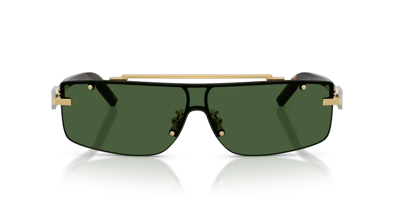 แว่นกันแดด Dolce & Gabbana DG2335-02/71 Gold Dark Green ด้านหน้า