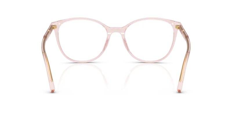 แว่นสายตา Dolce & Gabbana DG3425-3148 ชมพูโปร่งใส ขาแว่นด้านใน
