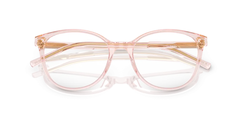 แว่นสายตา Dolce & Gabbana DG3425-3148 ชมพูโปร่งใส close-up ด้านหน้า