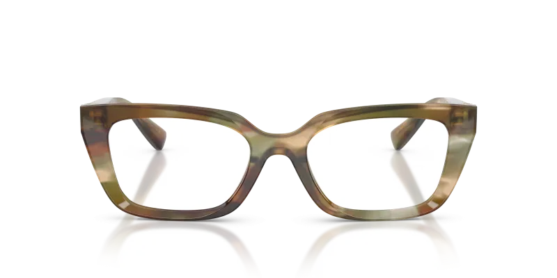 แว่นสายตา Dolce & Gabbana DG3436-3446 สีเหลืองน้ำตาลลายเส้น ด้านหน้า