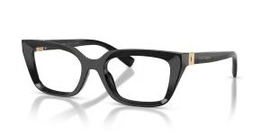 แว่นสายตา Dolce & Gabbana DG3436-501 ทรงสี่เหลี่ยมอะซิเตทสีดำ สำหรับผู้หญิง