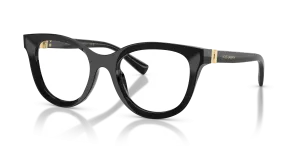 แว่นสายตา Dolce & Gabbana DG3437-501 ทรงแฟนทอสอะซิเตทสีดำ สำหรับผู้หญิง