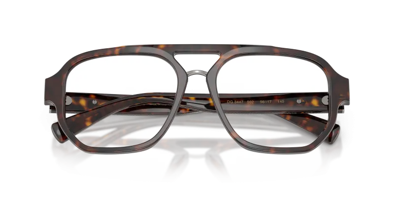 Dolce & Gabbana DG3447-502 ฮาวานา close-up ด้านหน้า