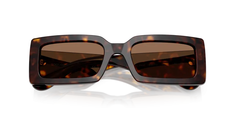 แว่นกันแดด Dolce & Gabbana DG4416-193573 ฮาวานา close-up ด้านหน้า