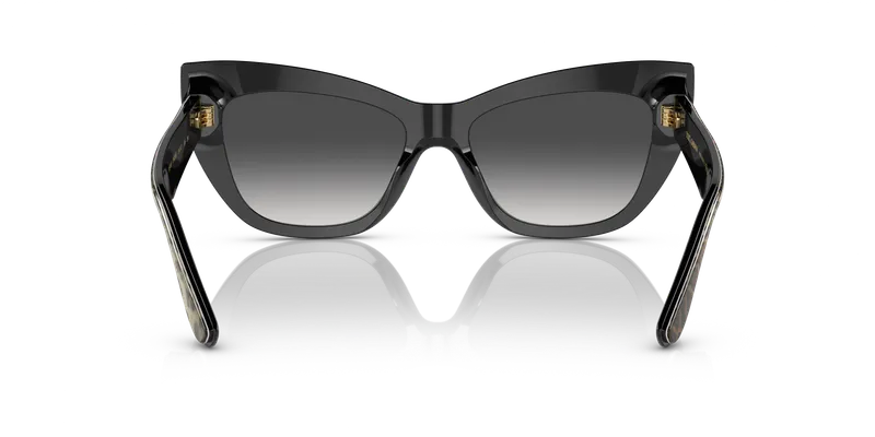 แว่นกันแดด Dolce & Gabbana DG4417-31638G ด้านหลังกรอบเต็มขอบแบบคานสูง