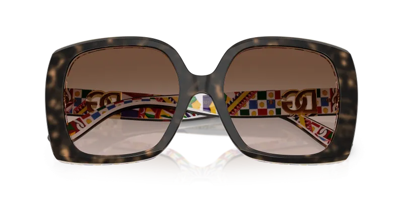 แว่นกันแดด Dolce & Gabbana DG4475-321713 close-up ด้านหน้า ผิวขัดเงา