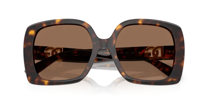แว่นกันแดด Dolce & Gabbana DG4475-502/73 close-up ด้านหน้า ผิวขัดเงา