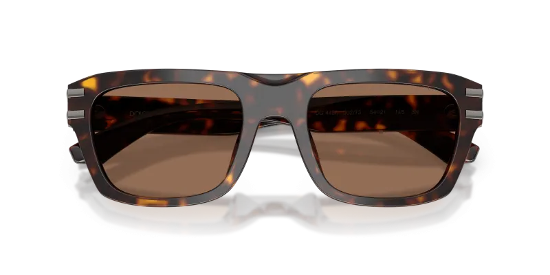 แว่นกันแดด Dolce & Gabbana DG4496-502/73 ฮาวานา close-up ด้านหน้า