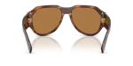 แว่นกันแดด Dolce & Gabbana DG4504-306373 แถบน้ำตาล ขาแว่นด้านใน