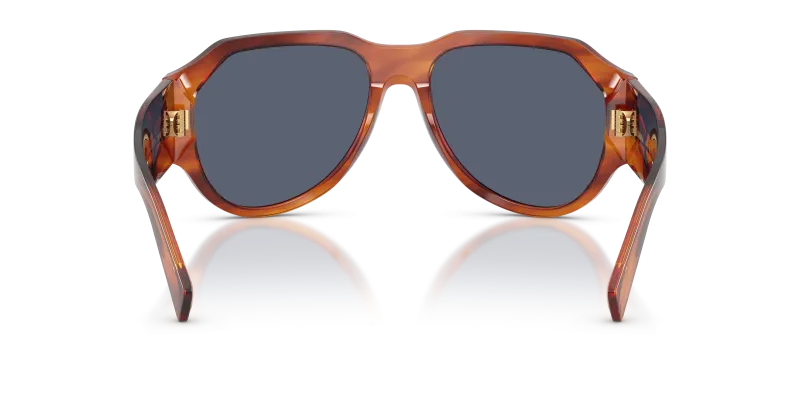 แว่นกันแดด Dolce & Gabbana DG4504-32212V สีขิงลายเส้น ขาแว่นด้านใน