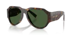 แว่นกันแดด Dolce & Gabbana DG4504-502/71 ทรงนักบิน กรอบอะซิเตทลายฮาวานา เลนส์เขียวเข้ม สำหรับผู้ชาย