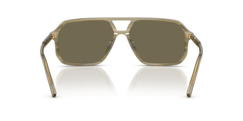 Dolce & Gabbana DG4541-3480/3 เขียวลายแถบ ขาแว่นด้านใน