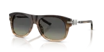 แว่นกันแดด Dolce & Gabbana DG4546-348411 ทรงสี่เหลี่ยมจัตุรัส เลนส์ไล่ระดับสีเทา สำหรับผู้ชาย