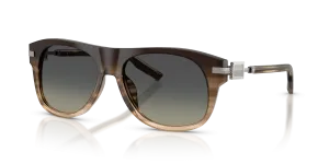 แว่นกันแดด Dolce & Gabbana DG4546-348411 ทรงสี่เหลี่ยมจัตุรัส เลนส์ไล่ระดับสีเทา สำหรับผู้ชาย