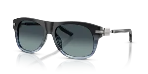 แว่นกันแดด Dolce & Gabbana DG4546-348519 ทรงสี่เหลี่ยมจัตุรัส เลนส์ไล่ระดับสีน้ำเงิน สำหรับผู้ชาย