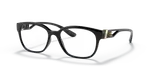 กรอบแว่นสายตา Dolce & Gabbana DG5066-501 Black แว่นสายตา Dolce & Gabbana DG5066-501 มุมเฉียง กรอบสี่เหลี่ยมจัตุรัสสีดำผิวประกาย สำหรับผู้หญิง
