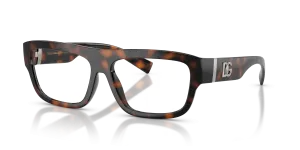 แว่นสายตา Dolce & Gabbana DG5114-502 มุมเฉียง กรอบฮาวานาลายเต่าผิวขัดเงา เต็มขอบ สำหรับผู้ชาย