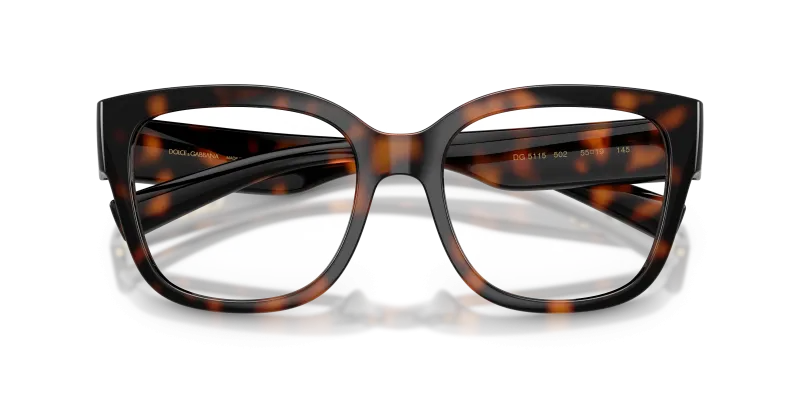 แว่นสายตา Dolce & Gabbana DG5115-502 ฮาวานา close-up ด้านหน้า