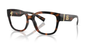 แว่นสายตา Dolce & Gabbana DG5115-502 มุมเฉียง ลายฮาวานาขัดเงา กรอบเต็มขอบ สำหรับผู้หญิง