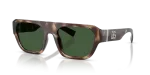 แว่นกันแดด Dolce & Gabbana DG6206-344482 Brown Havana Dark Green แว่นกันแดด Dolce & Gabbana DG6206-344482 มุมเฉียง กรอบฮาวานาน้ำตาลผิวขัดเงา เลนส์เขียวเข้ม สำหรับผู้ชาย