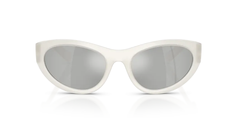 แว่นกันแดด Dolce & Gabbana DG6207-30398V ขาวสีขุ่น ด้านหน้า