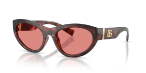 แว่นกันแดด Dolce & Gabbana DG6207-347684 Pink Havana Pink