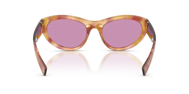 แว่นกันแดด Dolce & Gabbana DG6207-34771A ฮาวานาม่วง ขาแว่นด้านใน