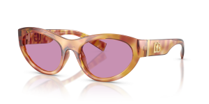 แว่นกันแดด Dolce & Gabbana DG6207-34771A Violet Havana Purple