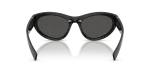 แว่นกันแดด Dolce & Gabbana DG6207-501/87 Black Dark Grey แว่นกันแดด Dolce & Gabbana DG6207-501/87 สีดำ ขาแว่นด้านใน