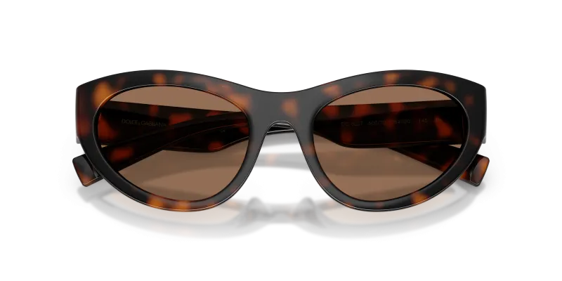 แว่นกันแดด Dolce & Gabbana DG6207-502/73 ฮาวานา close-up ด้านหน้า