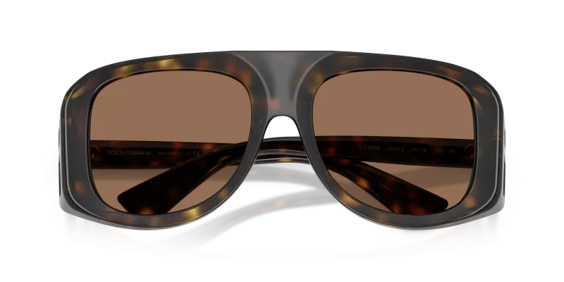 Dolce & Gabbana DG6208-502/73 สีฮาวานา close-up ด้านหน้า