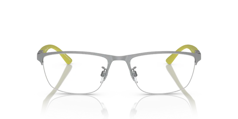 แว่นสายตา Emporio Armani EA1142-3045 ด้านหน้าทรงหมอนครึ่งขอบสีเงินด้าน