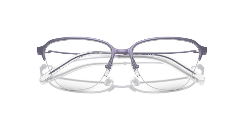 แว่นสายตา Emporio Armani EA1161-3383 ระยะใกล้ผิวขัดเงาของโครงไลแลคประกาย