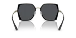แว่นกันแดด Emporio Armani EA2142D-301387 Shiny Pale Gold Black Dark Grey แว่นกันแดด Emporio Armani EA2142D-301387 ด้านหลังกรอบเต็มขอบแบบคานต่ำ