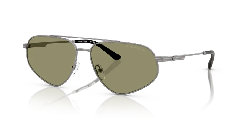 แว่นกันแดด Emporio Armani EA2156-30032A กันเมทัลด้านเต็มขอบ เลนส์เขียว ผู้ชาย