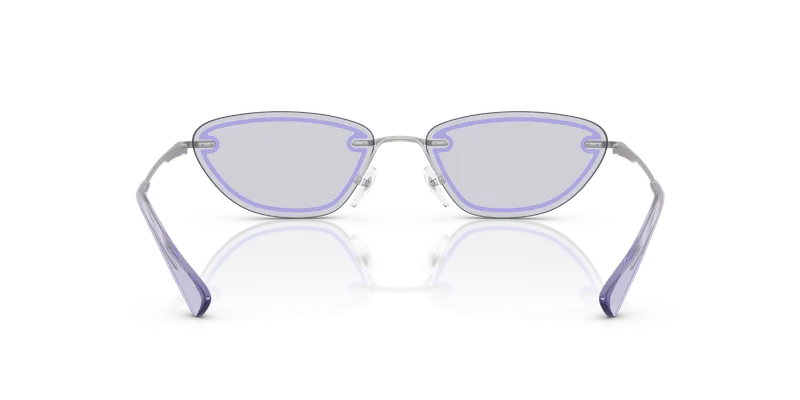 แว่นกันแดด Emporio Armani EA2158-30451A ด้านหลังโครงไร้ขอบและแป้นจมูกปรับได้