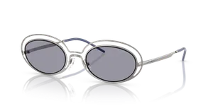 แว่นกันแดด Emporio Armani EA2160-301080 กันเมทัลประกายเต็มขอบ เลนส์น้ำเงิน สำหรับผู้หญิง