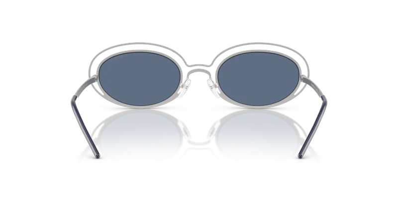 แว่นกันแดด Emporio Armani EA2160-304580 เงินด้าน ด้านในของก้านและแป้นจมูก