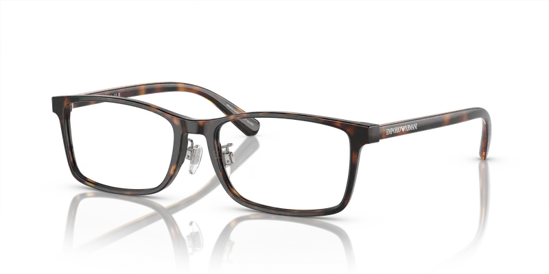แว่นสายตา Emporio Armani EA3145D-5026 มุมเฉียงอะซิเตทฮาวานาประกายทรงหมอนเต็มขอบ ไซซ์ 55