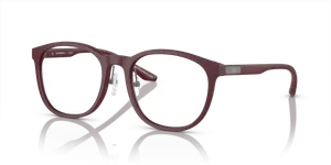 แว่นสายตา Emporio Armani EA3229F-5261 มุมเฉียงหน้าอะซิเตทบอร์โดซ์ด้านทรงแฟนทอส ไซซ์ 53