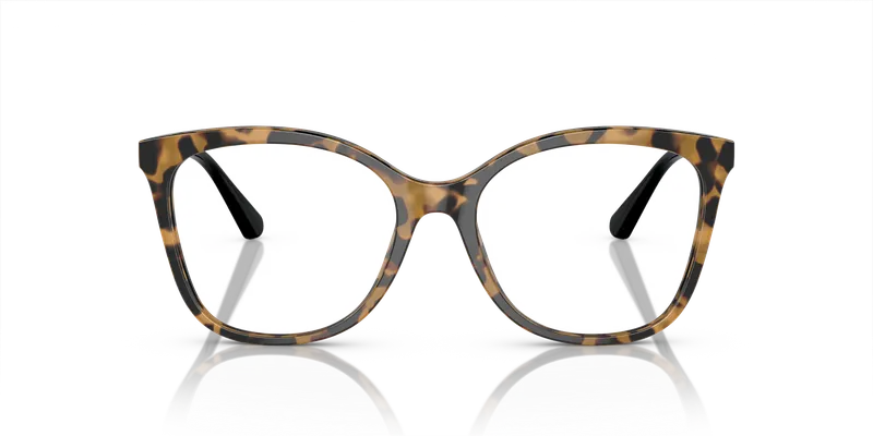 แว่นสายตา Emporio Armani EA3231F-6059 ด้านหน้าสี่เหลี่ยมจัตุรัสฮาวานาเหลืองเงา