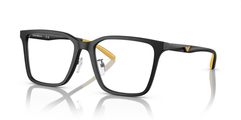 แว่นสายตา Emporio Armani EA3232D-5001 ดำด้าน หน้ากรอบอะซิเตทและขาวัสดุฉีด ผู้ชาย