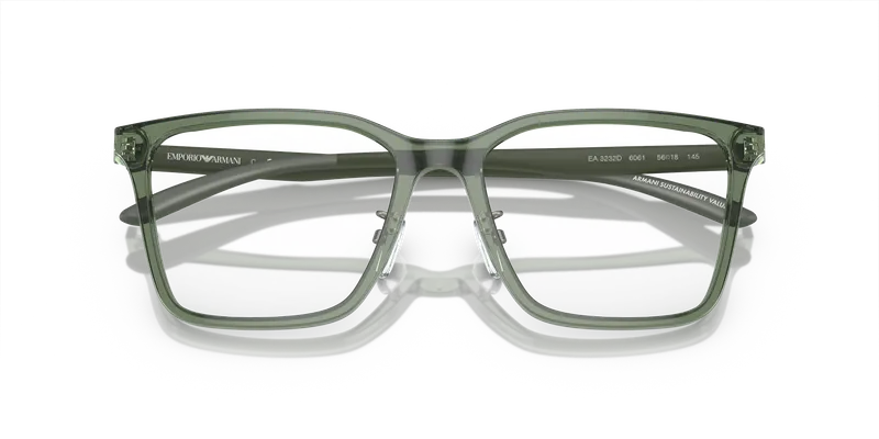 แว่นสายตา Emporio Armani EA3232D-6061 ระยะใกล้หน้ากรอบเขียวมะกอกโปร่งใส
