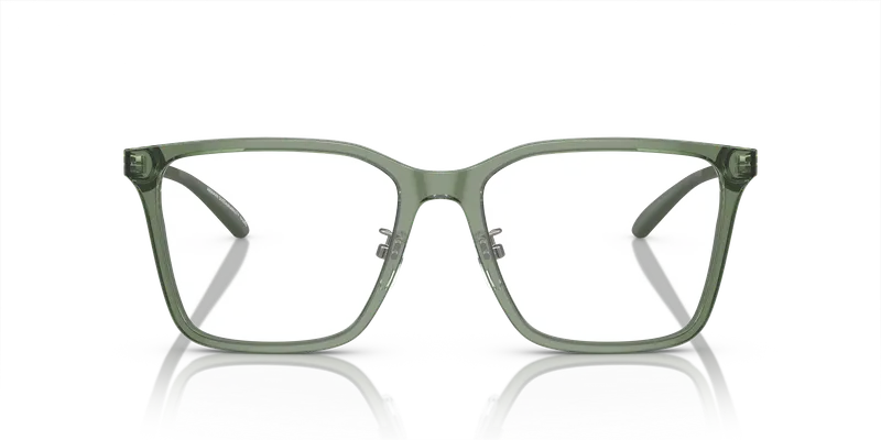 แว่นสายตา Emporio Armani EA3232D-6061 ด้านหน้าทรงสี่เหลี่ยมผืนผ้าเขียวมะกอกโปร่งใส