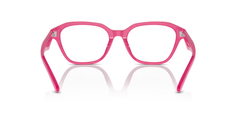 แว่นสายตา Emporio Armani EA3235U-6118 ฟูเชียโอปอลประกาย ขาแว่นเมื่อมองภายใน